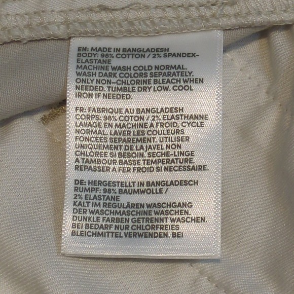 Lands' End Men's Relaxed Fit Deck Pants Soft Putty L 36-38 x 30 NWOT - Picture 9 of 9